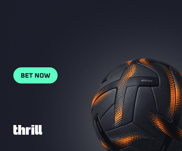 Thrill.com Bet Now sportsbook promotional banner